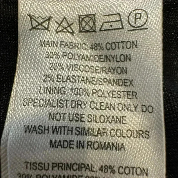 French connection navy sleeveless dress with lace overlay stunning size 12 - Picture 7 of 12